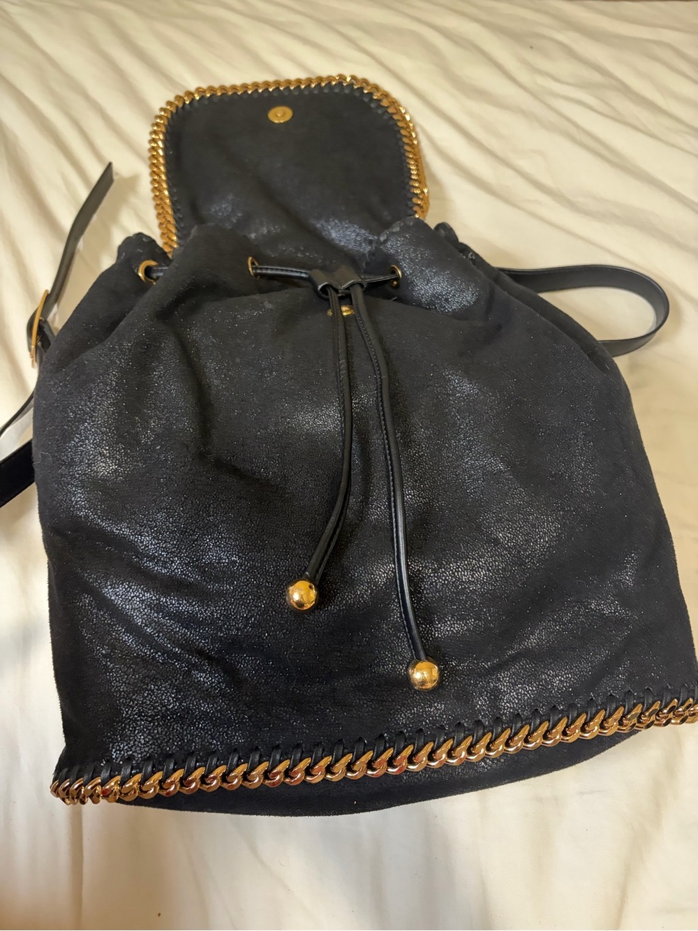 Stella McCartney Falabella Backpack in Gold Hardware - Like New - Picture 10 of 15